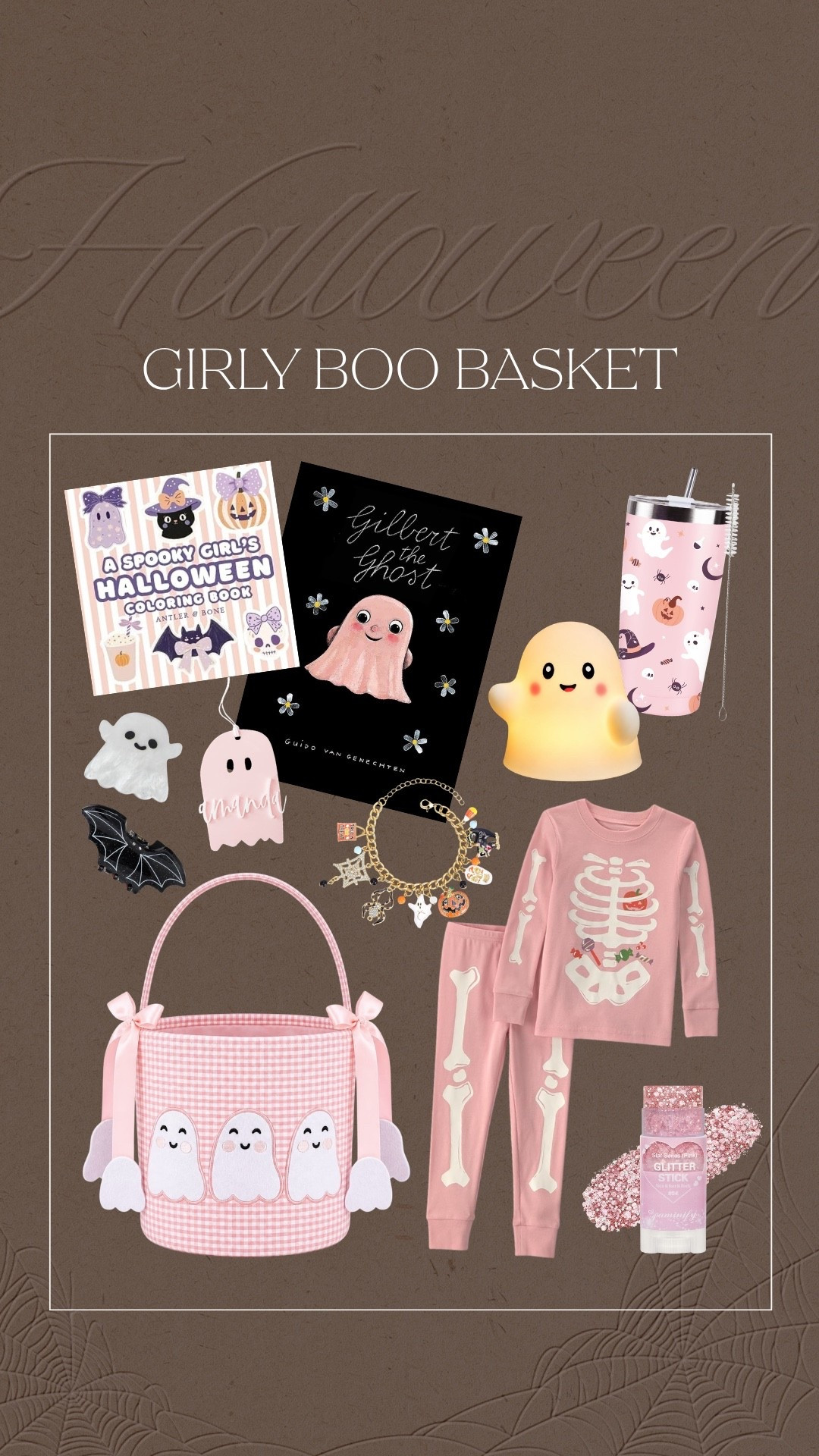 Girly Halloween boo basket 👻 🎀 

#boobasket #girlshalloweenbasket #kidshalloweenbasket #pinkhalloween #halloweenbook #halloweenpjs

#LTKSeasonal #LTKKids #LTKBaby