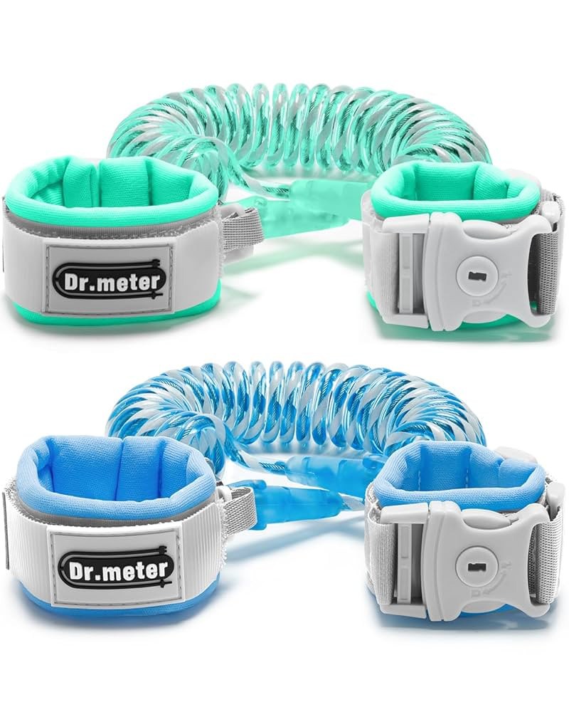 Dr.meter Anti Lost Wrist Link, 2 Pack Toddler Safety Leash with Key Lock, Reflective Child Walkin... | Amazon (US)
