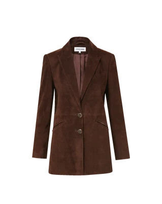 Veronica Beard Maci Suede Dickey Jacket - Maci Suede Dickey Jacket | Shop.app