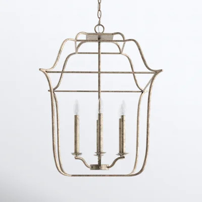 Lark 4 - Light Lantern Geometric Chandelier | Wayfair North America
