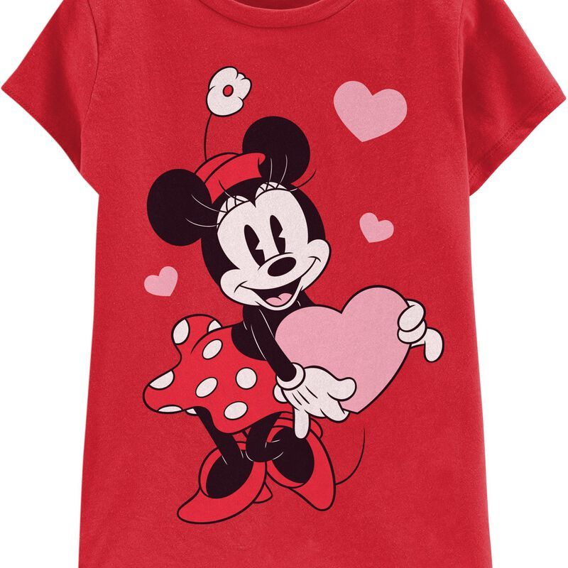 Kid Minnie Mouse Valentine's Day Tee | Carter's
