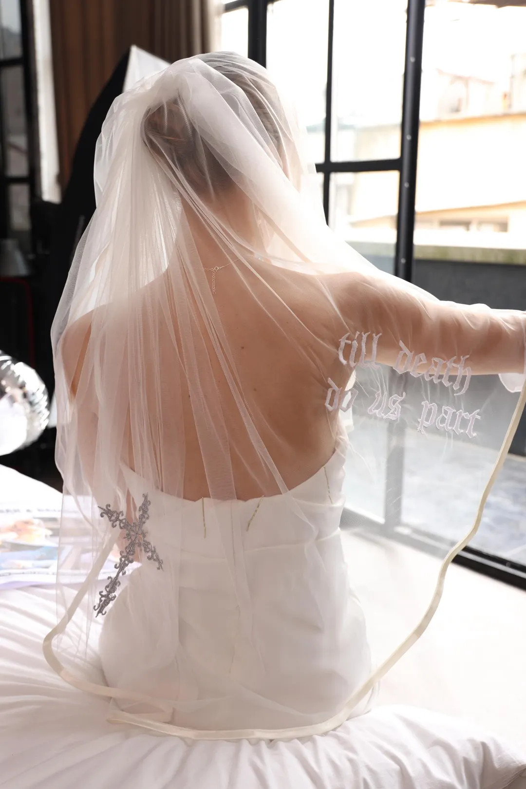 Personalized Wedding Veil, Custom Bridal Veil,custom Name Bridal Veil,unique Wedding Accessory,em... | Etsy (US)