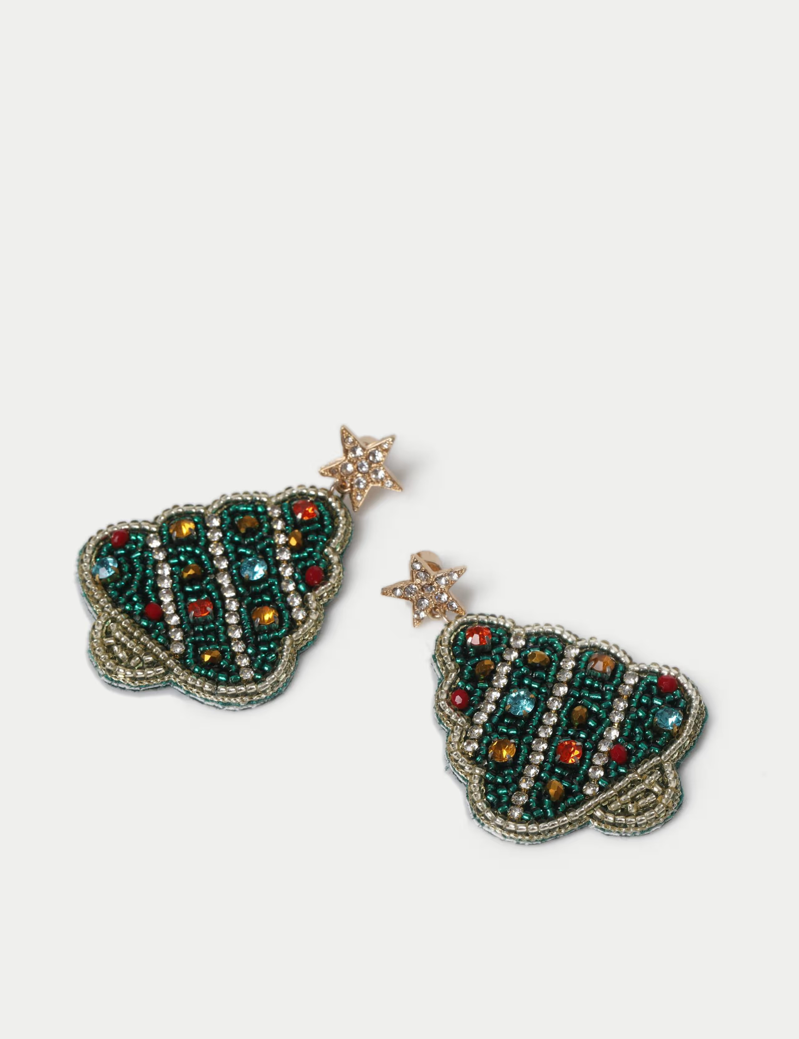 Star Tree Christmas Earrings | Marks & Spencer (UK)