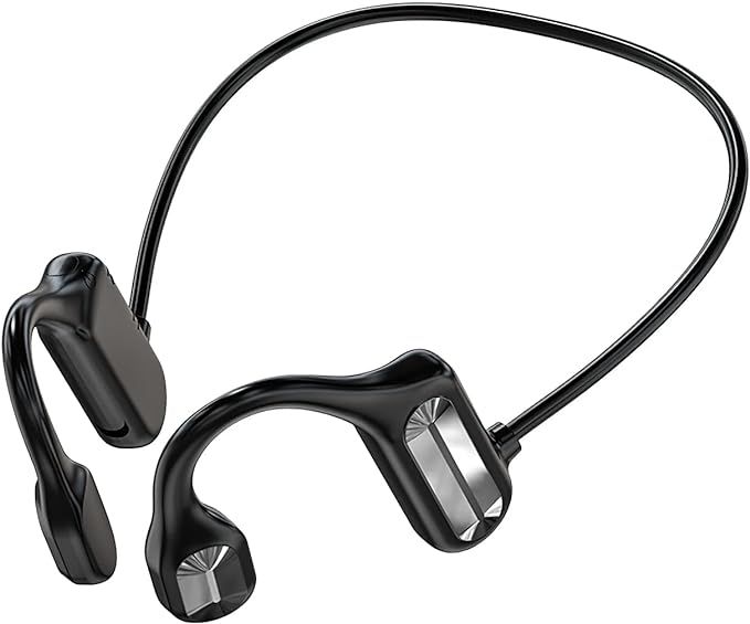 Premium Bone Conduction Open-Ear Open-Ear Bluetooth Bone Conduction Headphones - Sweat Resistant ... | Amazon (US)
