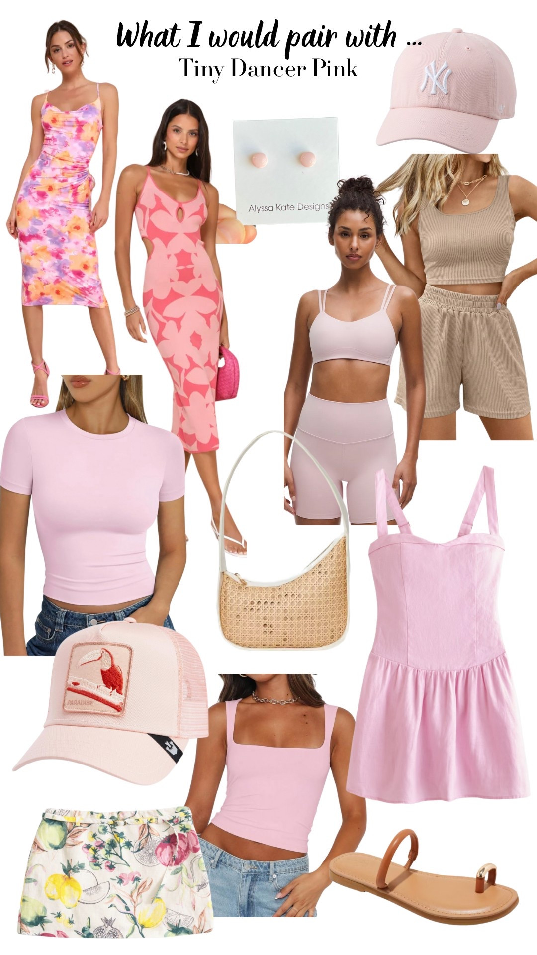 Your go to’s for the perfect outfit to coordinate with Alyssa Kate Designs “Tiny Dancer” pink studs 

#LTKStyleTip #LTKActive