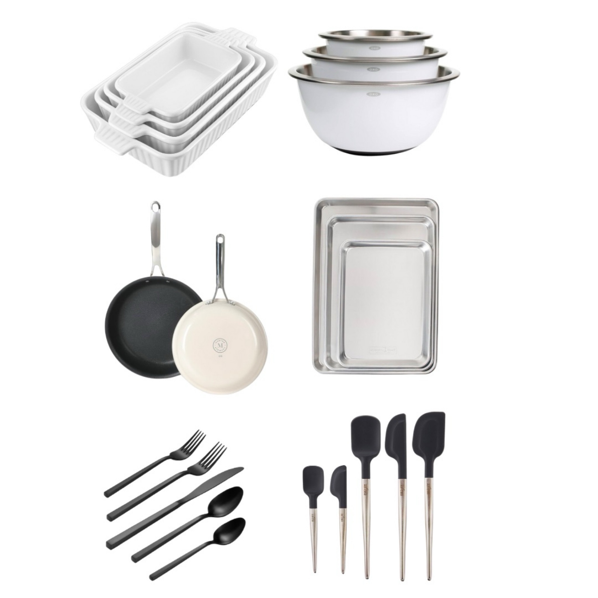 Refresh your kitchen staple items for the new year. 
Sheet pans, spatulas, frying pans, flat ware, mixing bowls, casserole dishes, kitchen must haves, kitchen utensils refresh, Laura carson miller, kitchenware, Martha Stewart, in the kitchen 

#LTKFindsUnder50 #LTKHome #LTKFamily