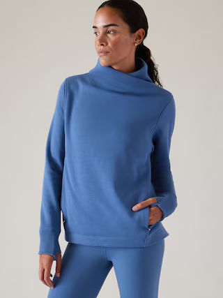 Cozy Karma Twist Neck Sweatshirt | Athleta