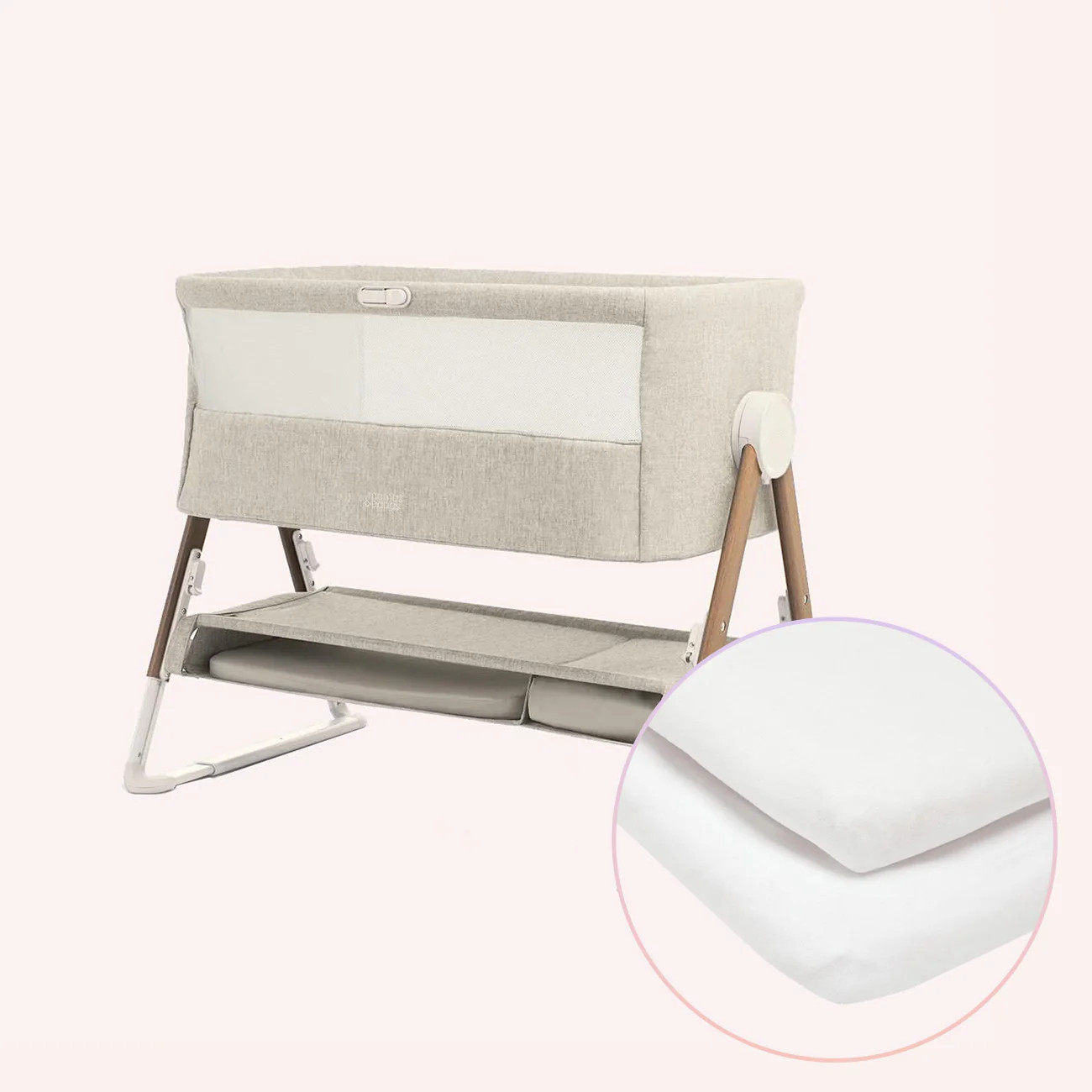 Bedside Crib Lua - Beige by Mamas & Papas | the memo | The Memo (Australia & New Zealand)