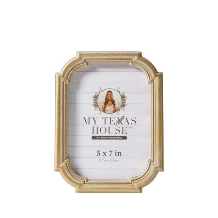 My Texas House 5" x 7" Gold Tabletop Picture Frame | Walmart (US)