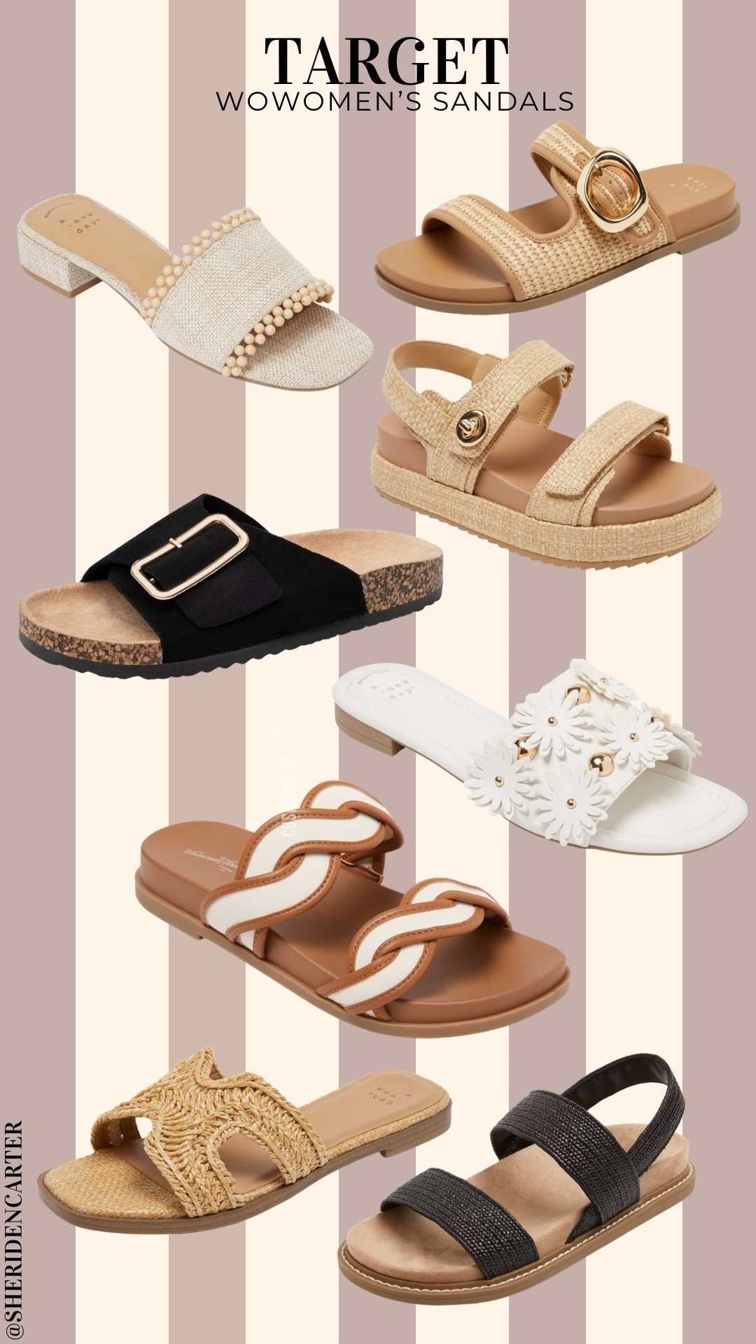 Target women’s sandals for the spring and summer! !!!! perfect for beach vacation out to eat with your family! 

#LTKootd #LTKgrwm #LTKSwim