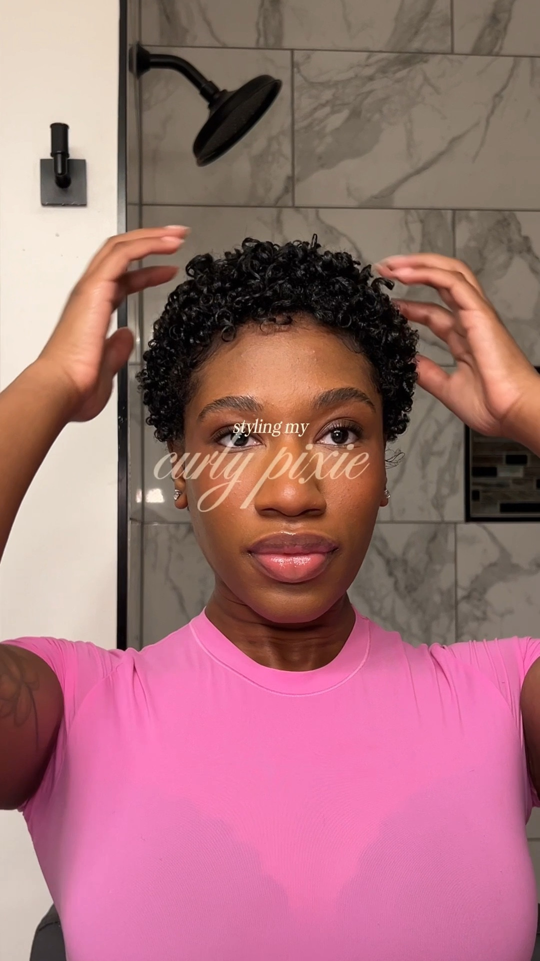 Hair styling routine on my curly pixie 

#LTKBeauty