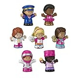 Barbie You Can Be Anything Figure Pack by Fisher-Price Little People, gift set of 7 figures for t... | Amazon (US)