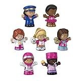 Barbie You Can Be Anything Figure Pack by Fisher-Price Little People, gift set of 7 figures for t... | Amazon (US)