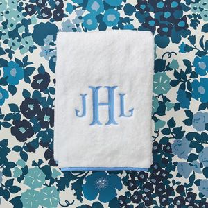 Piped Edge Bath Sheet | Weezie Towels