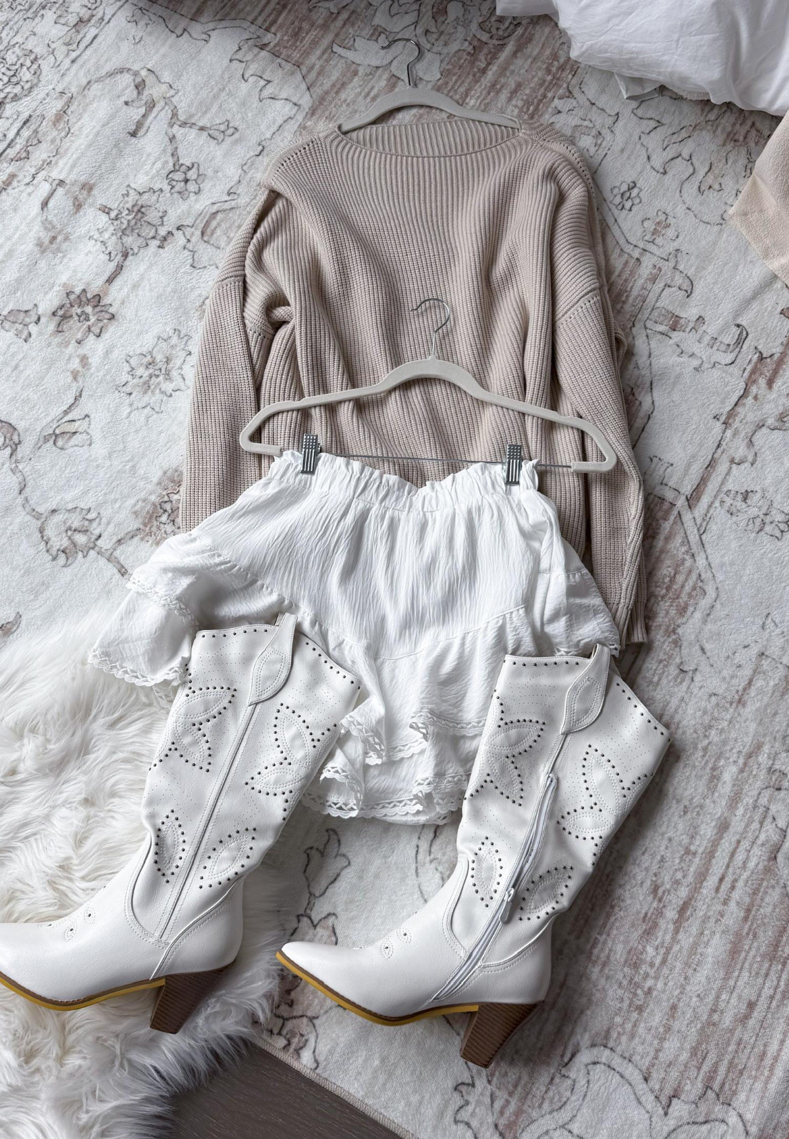 Country concert outfit inspo! The softest sweater and skirt both fits tts! The skirt is on sale! 

#LTKSaleAlert #LTKStyleTip #LTKFestival