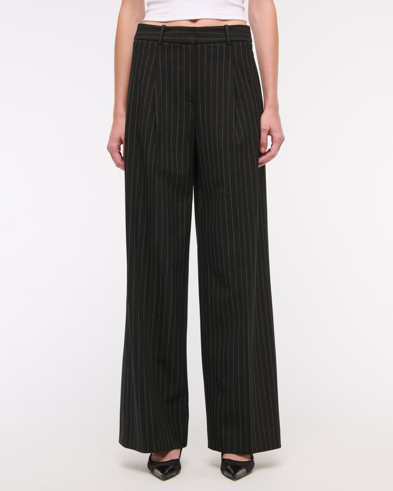 Tailored Wide Leg Pant | Abercrombie & Fitch (US)