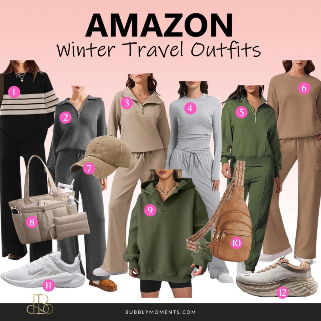 Winter travel made easy ❄️✈️ These women’s winter travel outfits focus on comfort, warmth, and effortless style. Perfect for airport days, sightseeing, and everyday travel, each look is easy to wear and simple to layer for colder weather.
From cozy knits to warm outer layers and comfortable footwear, these outfits are designed to keep you feeling comfortable and put together while travelling. Great for weekend trips, holidays, or cold-weather getaways.
Save this post for winter outfit inspiration and tap to shop 🤍
#LTKootd #LTKtravel #LTKFindsUnder50 #wintertraveloutfits #traveloutfits #airportoutfits #winterfashion #womensfashion #layeredlooks #cozyoutfits #travelstyle #amazonfashion #amazonfinds #winteroutfitinspo 

 