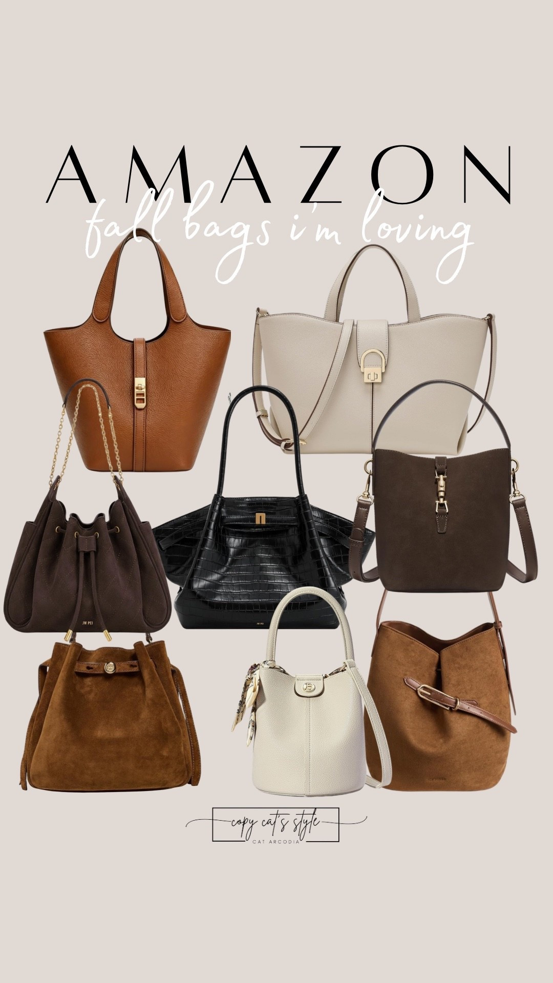 Fall bags I’m loving. Amazon n trending bags❤️❤️
