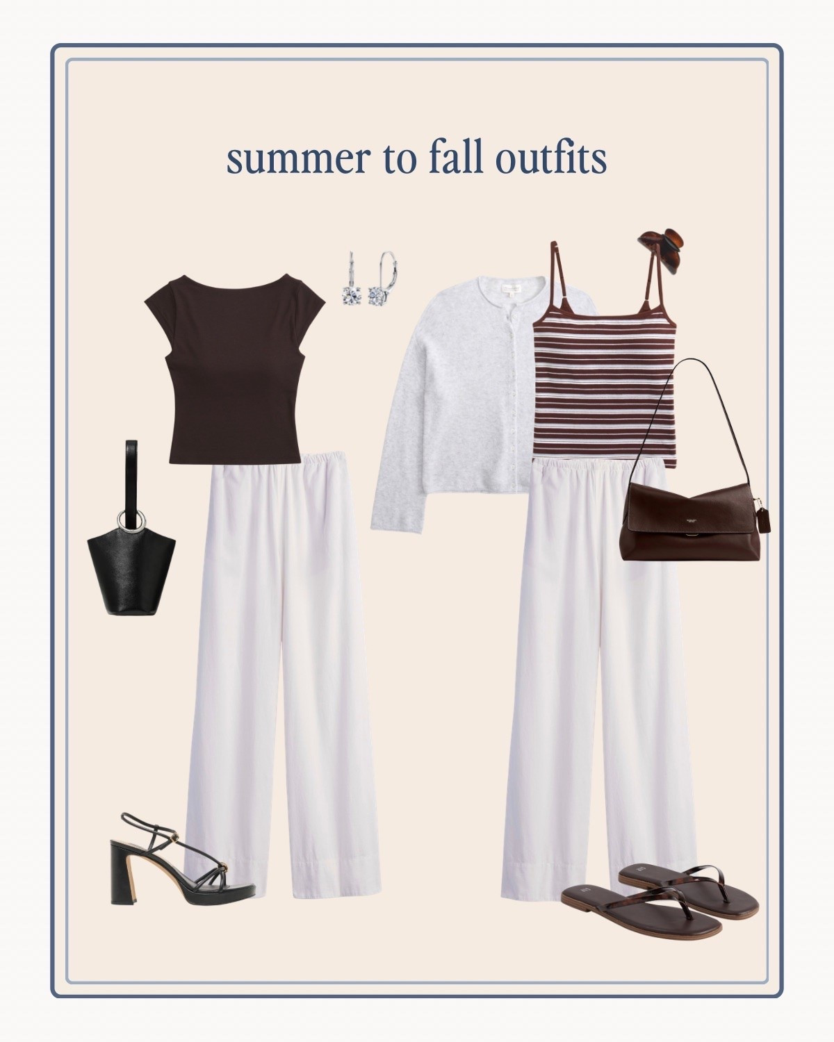 Summer to fall outfits 

90s minimal, fall transition outfits, linen pants

#LTKootd #LTKSeasonal #LTKSaleAlert