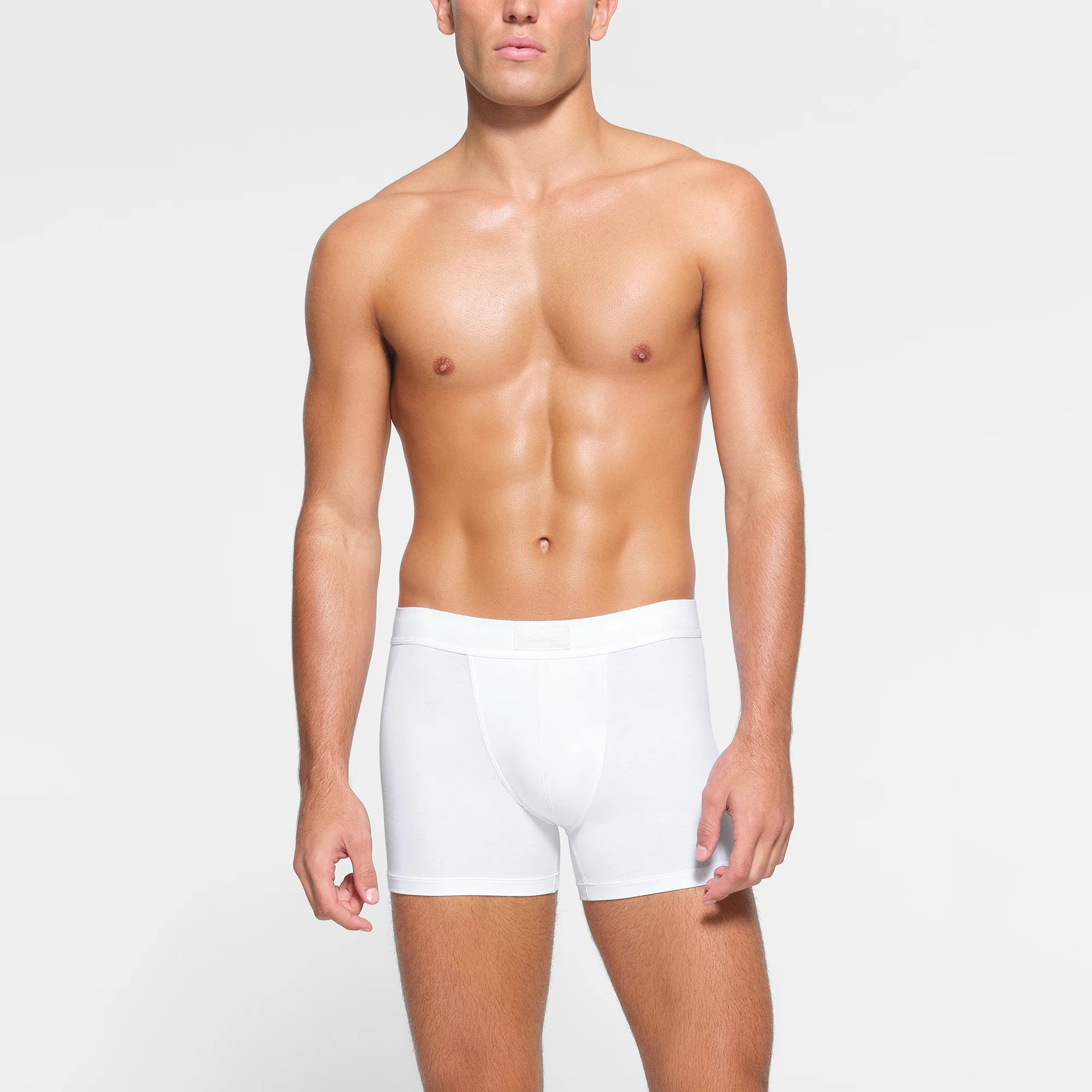 SKIMS Mens 3"" Boxer Brief 3-Pack | White | 5X | SKIMS Cotton | SKIMS (US)