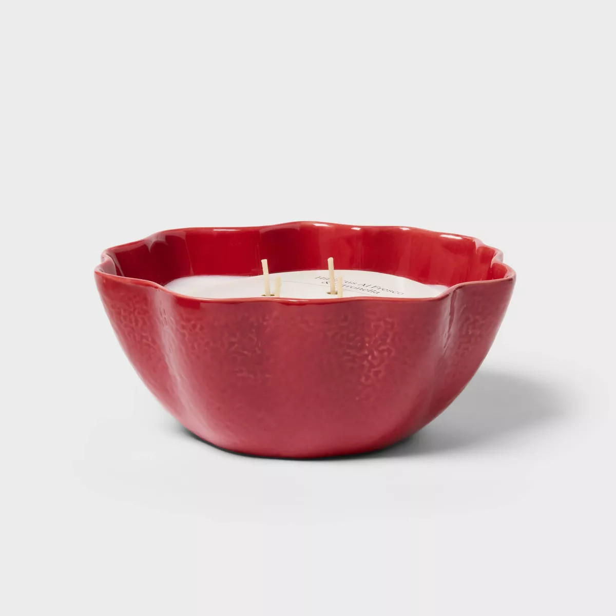 4 Wick Ceramic Citronella Hibiscus Al Fresco Scented Candle 16oz - Threshold™ | Target