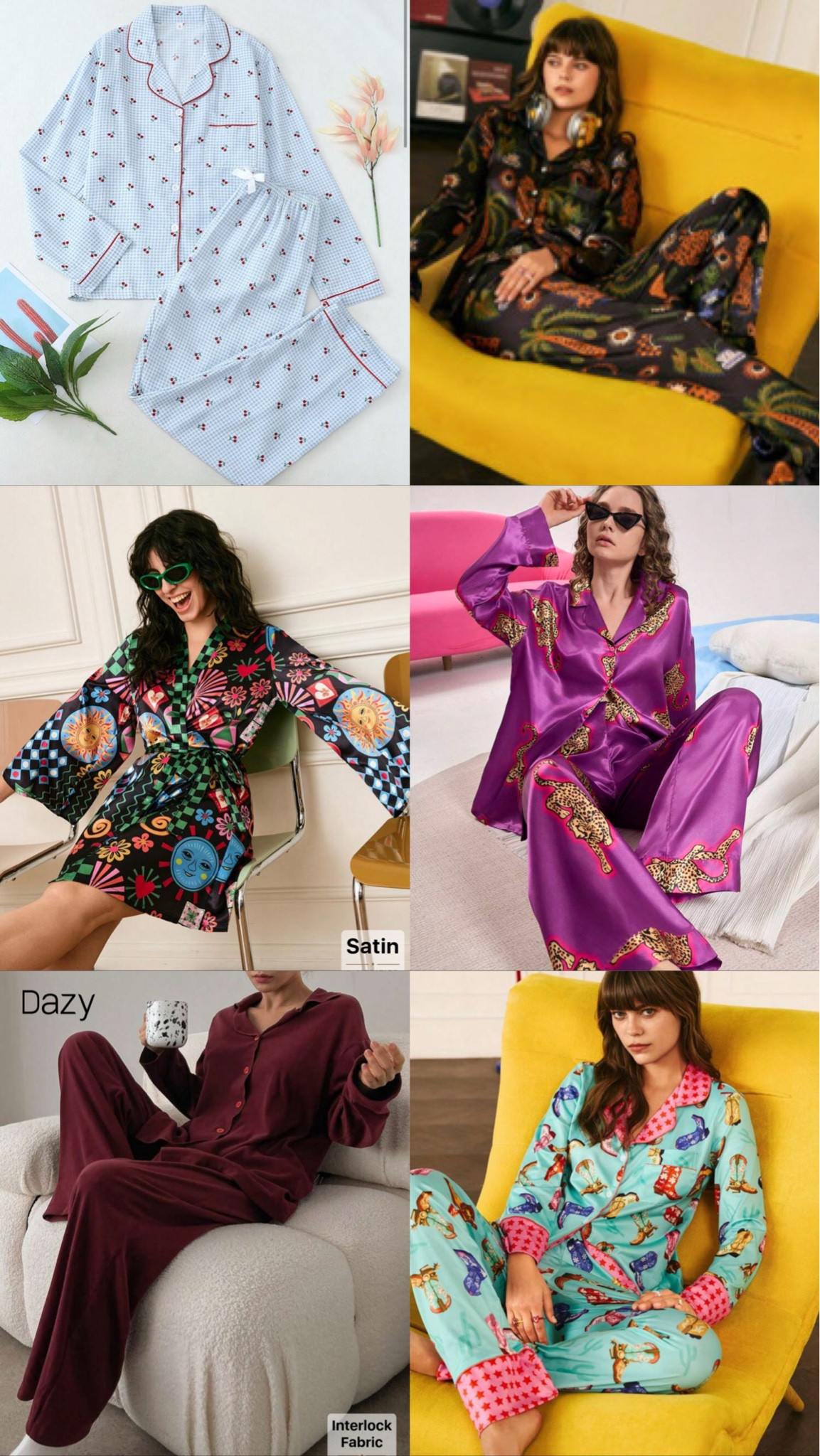 SHEIN COZY FINDS 🧣
Dazy + Chillnights + Elegant Fields
📌 discount code: FSUSmrsbabcock021

🆔 42931107
burgundy knit sweater pj’s 

🆔 54491025
western cowgirl pj’s

🆔 53742012
black leopard print pj’s

🆔 43964454
purple satin leopard pj’s

🆔 67745167
sun and moon print robe

🆔 44312506
blue cherry print pj’s