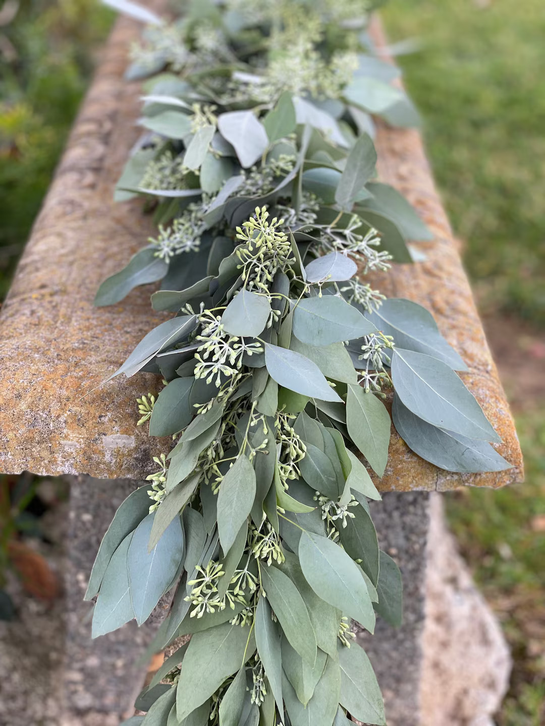 Fresh Seeded Eucalyptus Garland, Handmade With Fresh Greenery, Great for Weddings and Special Occ... | Etsy (US)