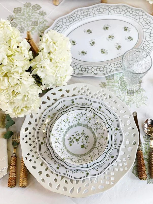 Spring Green Melamine Dinnerware Collection | Gorgeous Living