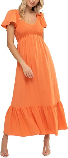 Short Sleeve Midi Dress | Nordstrom Rack