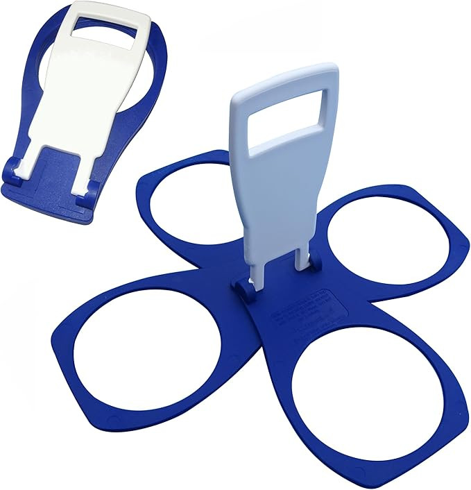 CarryAround Fold Away Cup Carrier/Caddy [Made in UK] (Blue) Take-Out Coffee Soft Drink Pint Beer ... | Amazon (US)