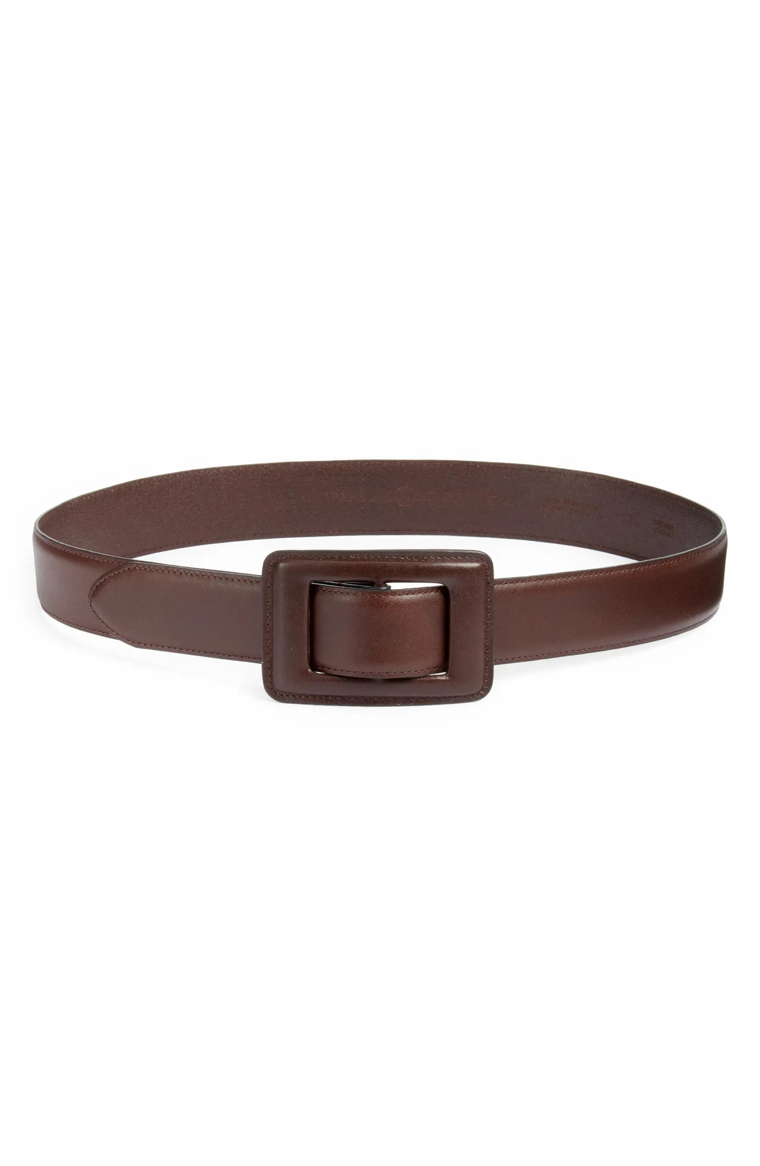 Treasure & Bond Martha Covered Buckle Leather Belt | Nordstrom | Nordstrom