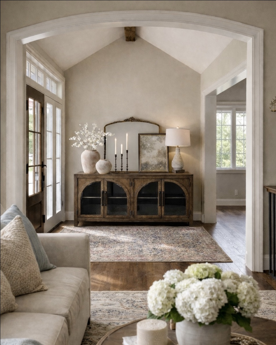 Warm Neutral Entryway Console Styling with Wayfair Finds

Follow @farmtotablecreations on Instagram for more cozy home styling and seasonal finds.

This entryway moment is all about layered neutrals and timeless textures. The rich wood console grounds the space beautifully, while soft ceramics, framed artwork, and classic taper candles create an elevated, welcoming feel. Paired with warm wood floors and a subtle vintage-style rug, it’s the kind of setup that feels both curated and lived-in—perfect inspiration for an entryway, hallway, or living room vignette.

Everything here is shoppable from Wayfair and works seamlessly with a modern organic or traditional home style.

#entryway #console #consoletable #entrywaydecor #livingroomdecor #wayfairfinds #neutralhome #homeinspo #furniture #rugs

#LTKHome #LTKSaleAlert