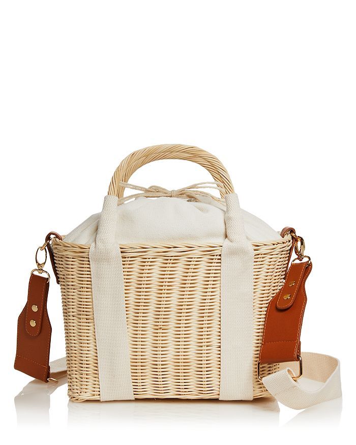 AQUA Wicker Basket Bag -100% Exclusive Back to Results -  Handbags - Bloomingdale's | Bloomingdale's (US)