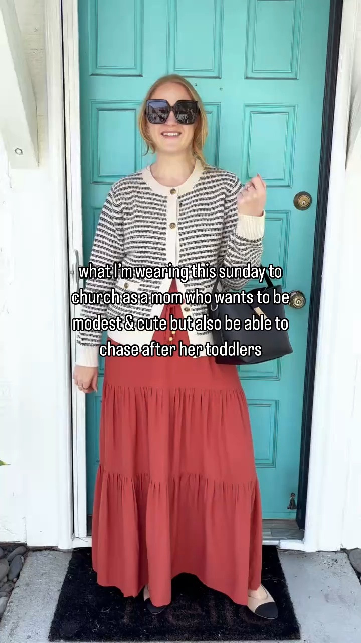 Sunday church outfit idea that’s cute but modest! Maxi skirt with pockets and elastic waist is perfect for spring paired with a cozy cardigan and bucket tote 💛

Maxi skirt, spring skirt, summer skirts, tiered skirt, cardigan, spring cardigan, lady cardigan, spring sweaters, bucket tote, target purse, oversized sunglasses, jackie o sunglasses, sling back flats, spring shoes, spring outfit idea, spring ootd, church ootd

#LTKFindsUnder100 #LTKStyleTip #LTKFindsUnder50