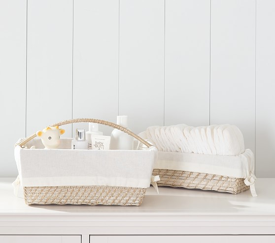 Quinn Changing Nursery Storage Liners | Pottery Barn Kids