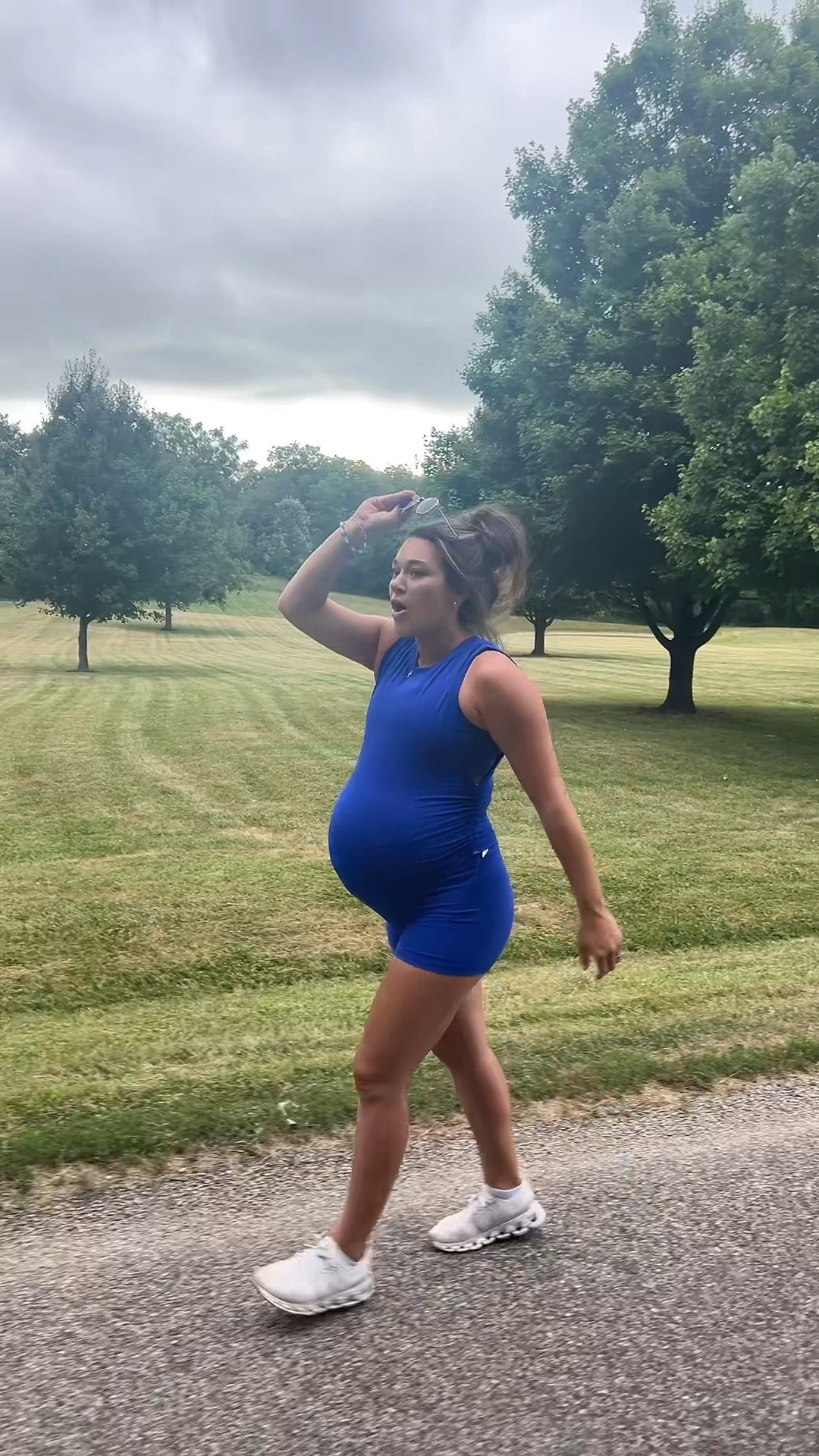 Free People | Comfy Pregnancy Outfit | Workout Outfit | Indigo Blue Workout Set | FP Movement 

#LTKActive