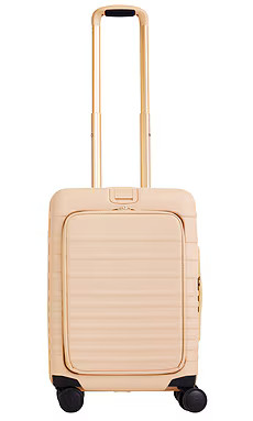 BEIS The International Carry-On Luggage in Beige from Revolve.com | Revolve Clothing (Global)