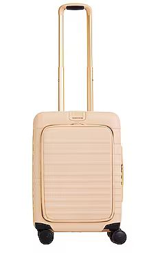 BEIS The International Carry-On Luggage in Beige from Revolve.com | Revolve Clothing (Global)