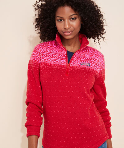 Fair Isle Fleece Relaxed Shep Shirt | vineyard vines