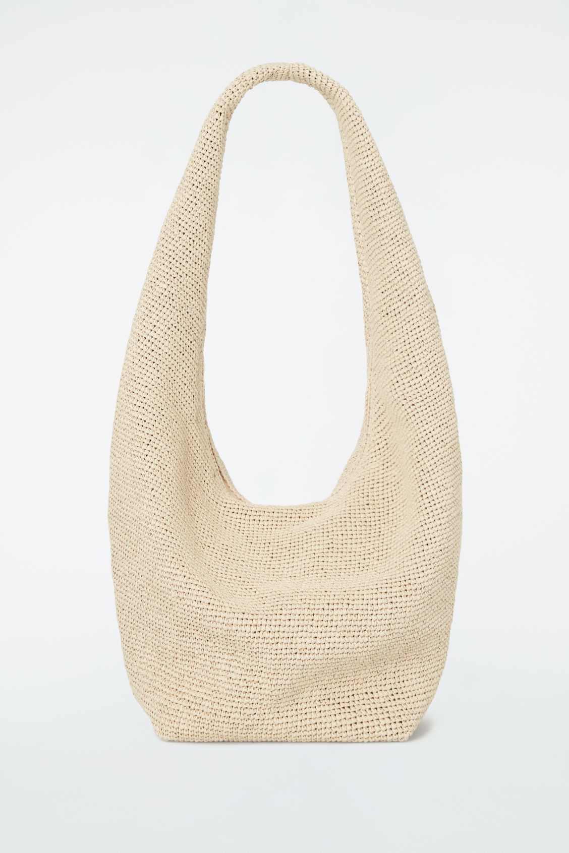 OVERSIZED SLING BAG - RAFFIA | COS UK