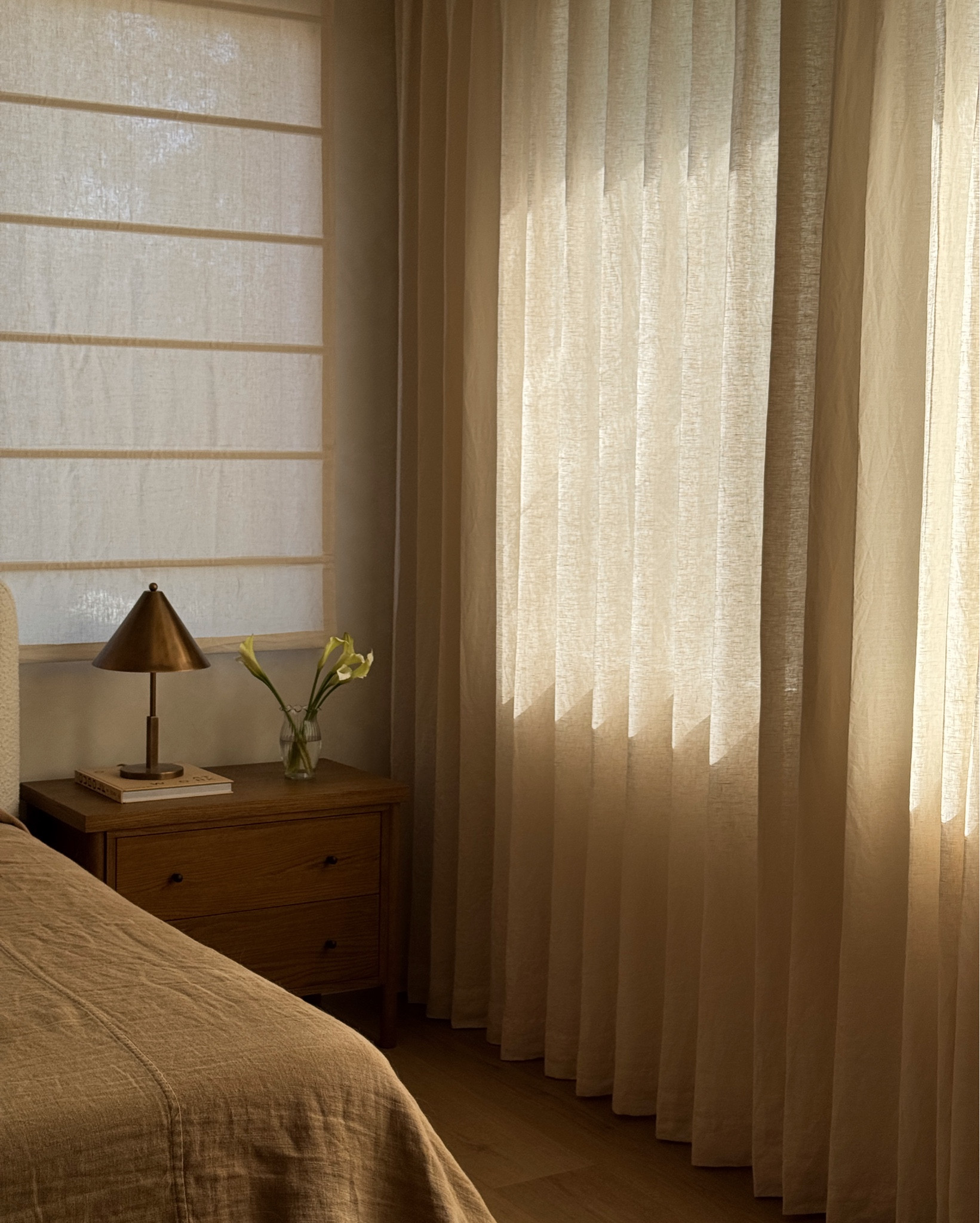 Belgian flax pinch pleat curtains 🤎

- color: natural
- pinch pleat, unlined
- memory trained

#LTKHome