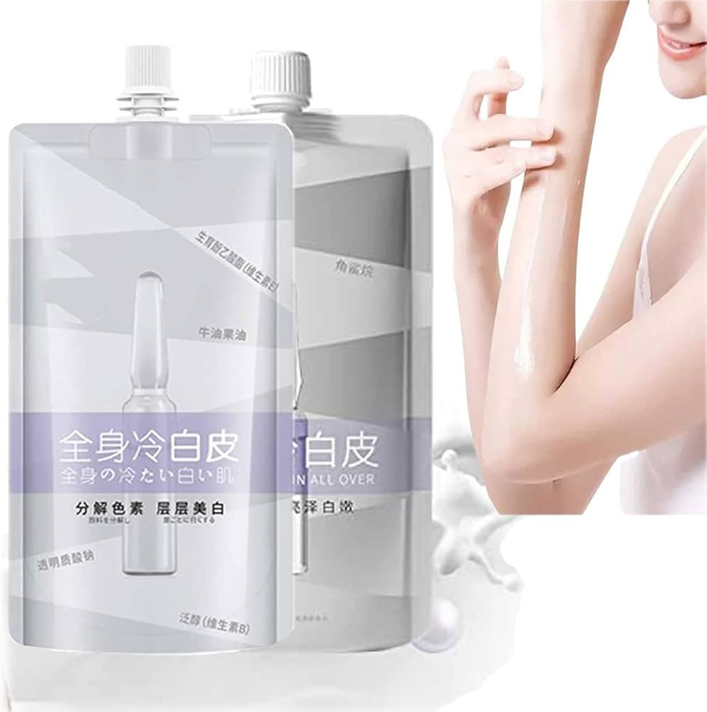 Cold White Skin All Over, Whole Body Cold White Skin Whitening Body Cream, Korean Ultra Potent Br... | Amazon (US)