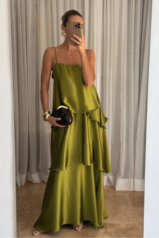 Tove Tiered Ruffle Maxi Dress | Pretty Lavish (UK)