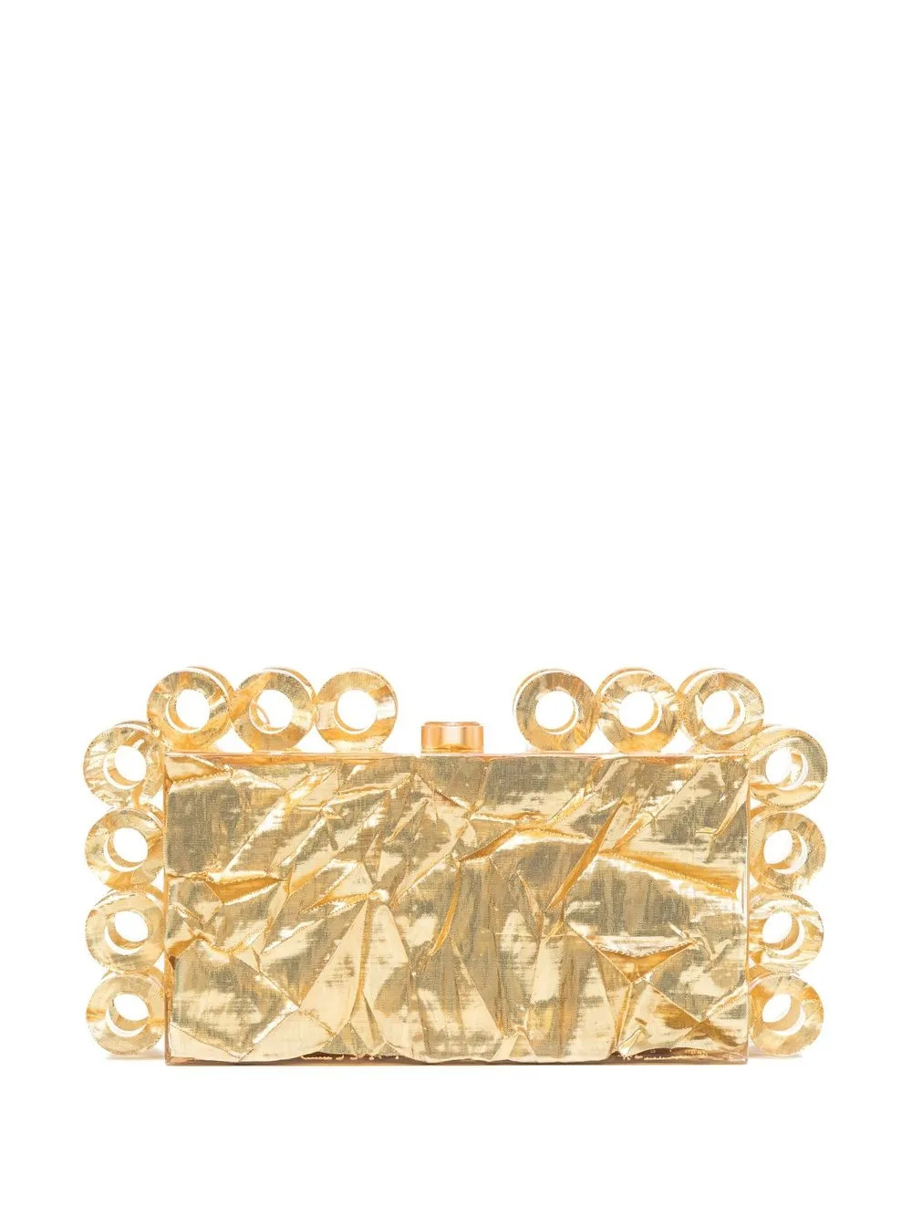 rind-embellishment clutch bag | Farfetch Global