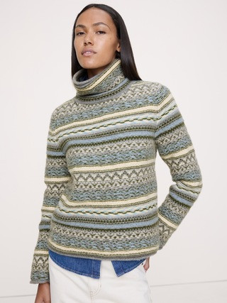 Merino-Cashmere Fair Isle Sweater | Banana Republic (US)