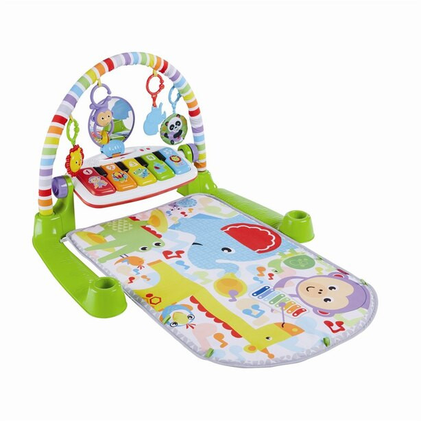 Fisher-Price® Deluxe Kick and Play Piano Gym Sensory and Motor Development Toy | Indigo (CA)