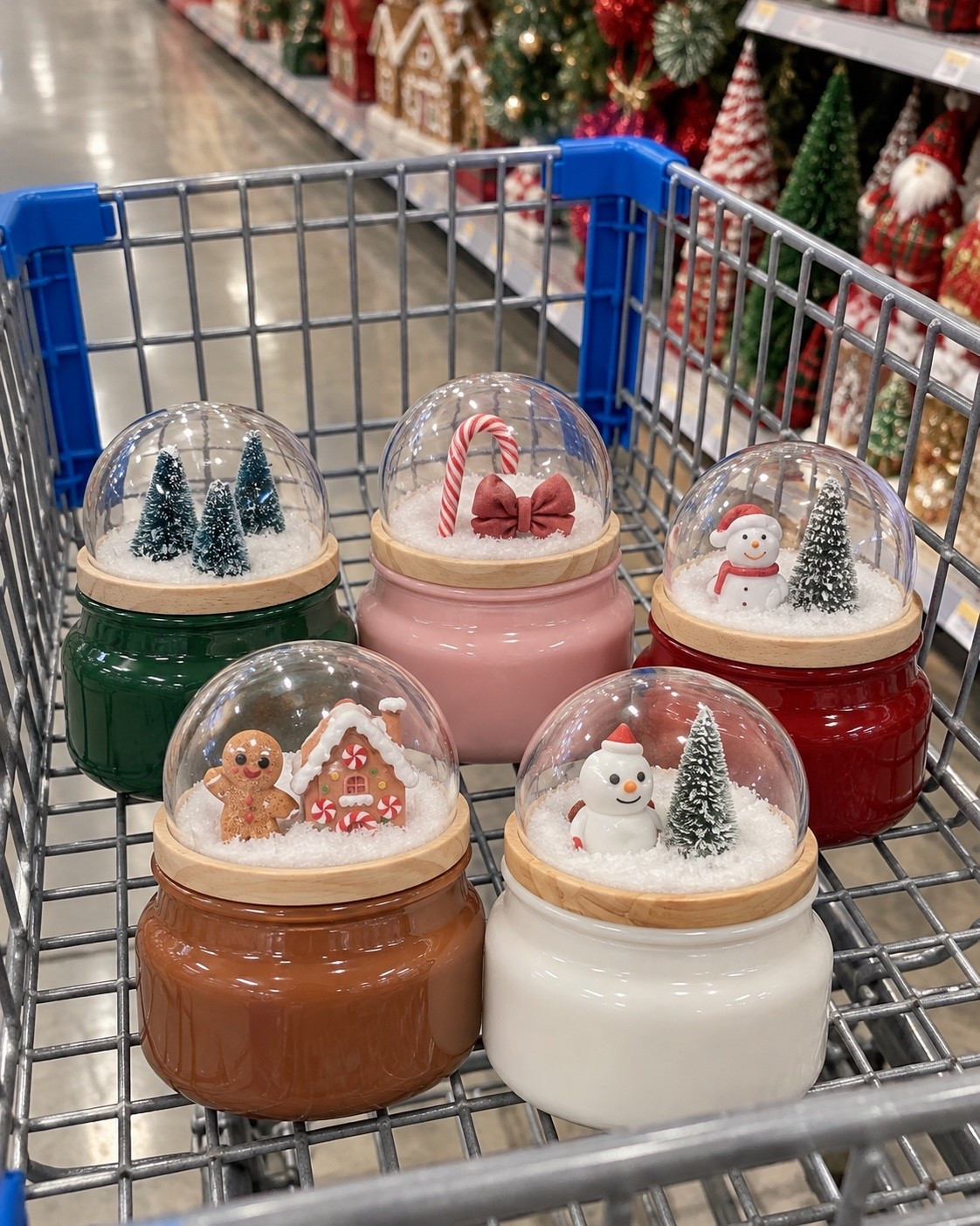 $8 snow globe candles from Walmart