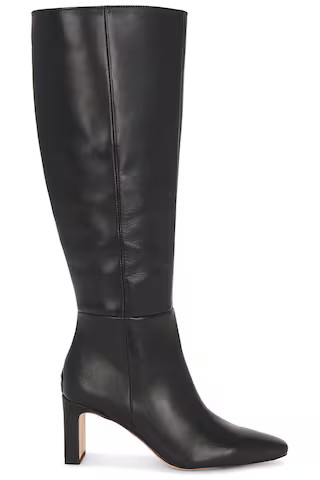 Wide Calf Sylvia Boot in Black | Revolve Clothing (Global)