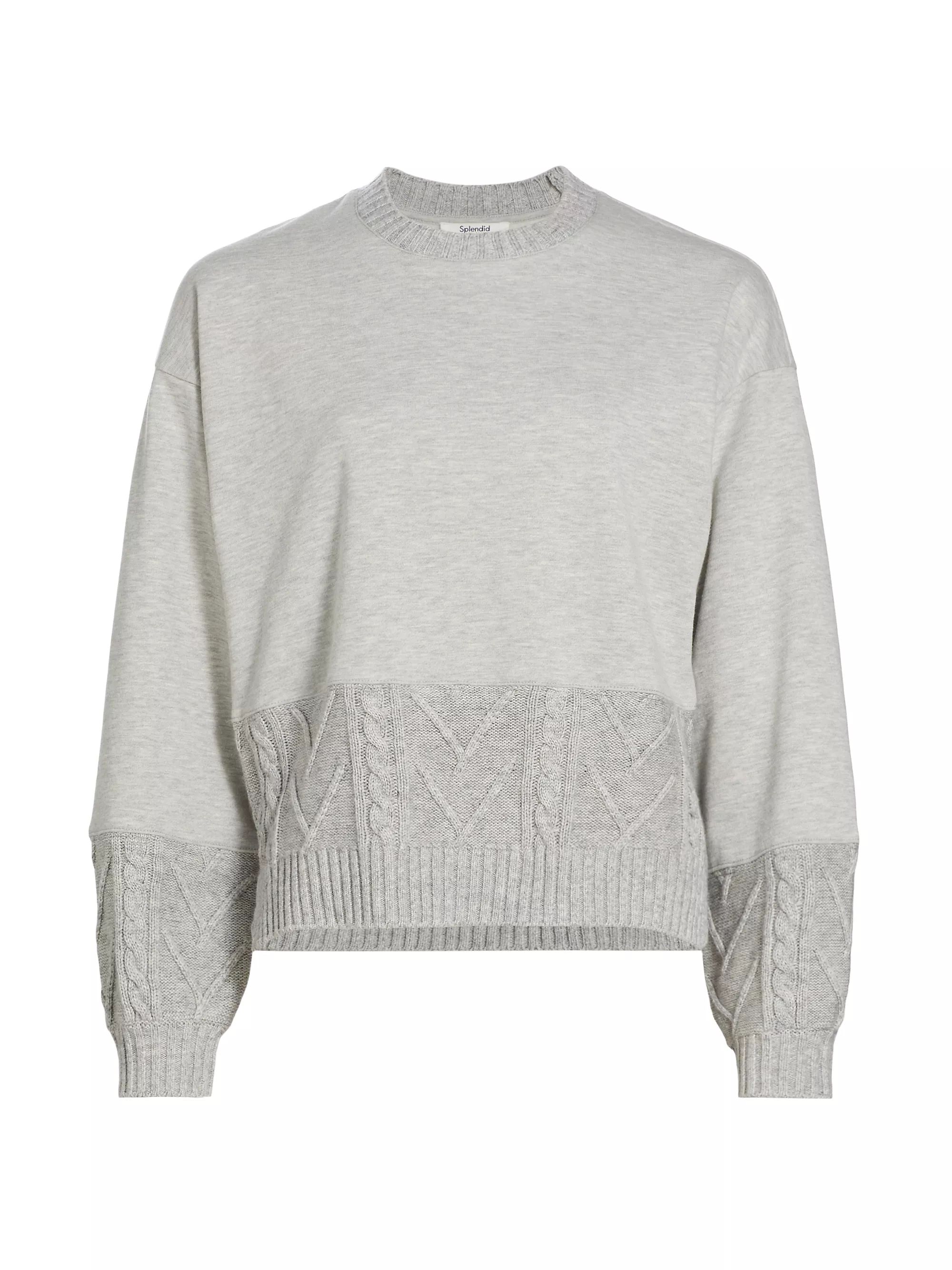 Vienna Cable-Trimmed Sweater | Saks Fifth Avenue