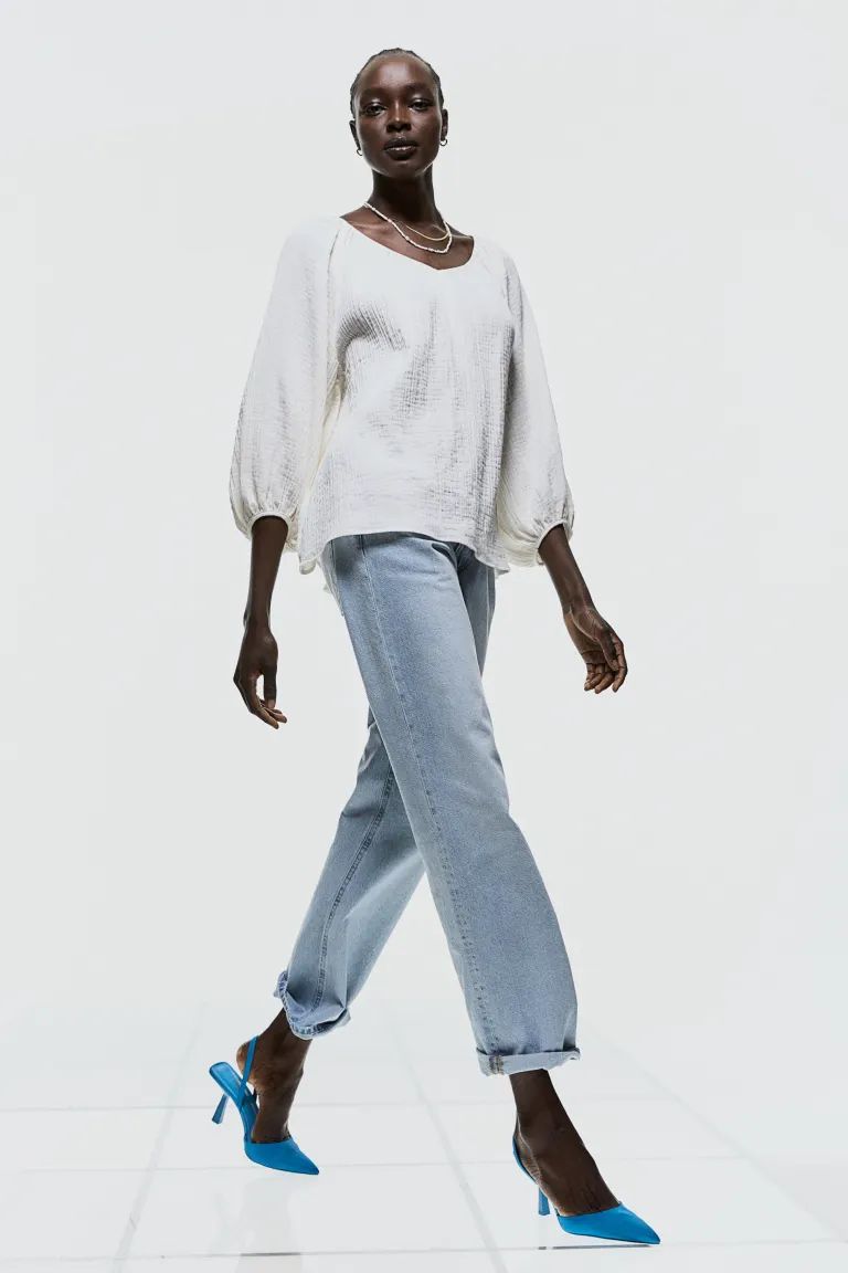 Crinkled blouse | H&M (US + CA)